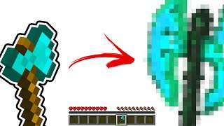 I Designed Custom Minecraft Weapons [upl. by Esbensen737]