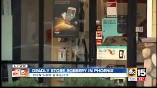 Phoenix police 18yearold worker found dead in robbery [upl. by Vlad]