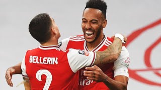 EVERY GOAL ON THE ROAD TO WEMBLEY  Aubameyang Ceballos Nketiah amp more [upl. by Aneeled]