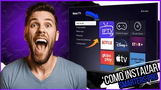 ROKUTV COMO INSTALAR SMARTERS PRO OU QUALQUE APLICATIVO NA ROKU TV VEJA FOI SENSACIONAL😱🥶 [upl. by Ynatil851]