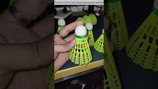 Konex Plastic Shuttlecock  Stable Flight amp Fast Yellow Pack of 10 playing Review shorts [upl. by Studdard]