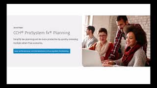 CCH® ProSystem fx® Planning Overview [upl. by Ahseinod167]