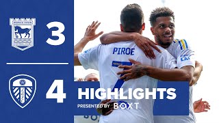 Joel Piroe scores on debut Ipswich Town 34 Leeds United  Highlights [upl. by Anidnamra]