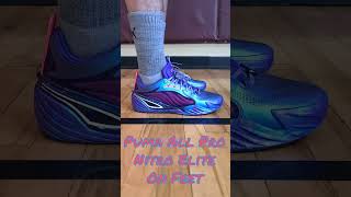 Puma All Pro Nitro Elite On Feet shorts basketball sneakers puma pumahoops onfeet allpronitro [upl. by Tnerb]