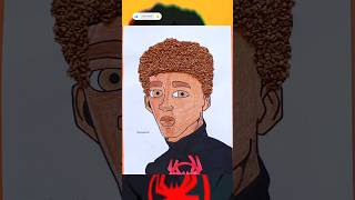 ⏪Reverse play milesmorales hair art shortvideo milesmorales spiderman trend [upl. by Juliano]