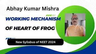 Working mechanism of Heart of Frog myogenic neurogenic newsyllabus [upl. by Selhorst]