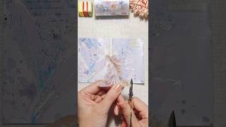 Journal With Me ASMR  🪻Convallaria Majalis Linn 🩵asmr scrapbooking journal [upl. by Dorolice600]