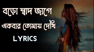 বড় সাধ জাগে একবার তোমায় দেখি লিরিক্স  Boro sadh Jage akbar tomay Dekhi lyrics  Ferdous ara [upl. by Bennie34]