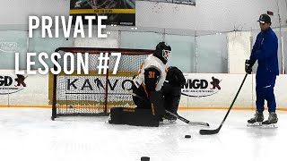 RVH and overlap focus work  end of summer goalie training [upl. by Lamoureux]