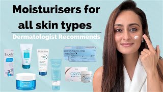 Best moisturisers for dry oily  sensitive acne prone skin Dermatologist recommends [upl. by Annoynek369]