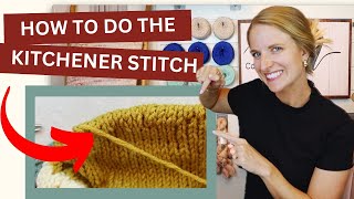 How to Do The Kitchener Stitch  Knit Seaming for Beginners [upl. by Rabiah208]