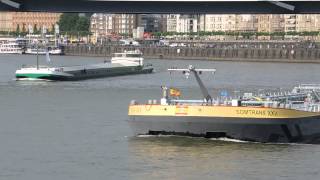 Tankschiff Somtrans XXV auf dem Rhein [upl. by Terryn]