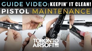 Gas Blowback Airsoft 6mm Pistol Maintenance Guide  TorontoAirsoftcom [upl. by Ardnuahs696]