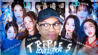 tripleS LOVElution Reaction Girls Capitalism Black Soul Dress Speed Love Ect [upl. by Eiramanin]