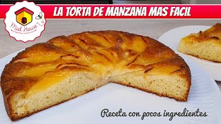 TORTA ECONÓMICA DE MANZANA fácil con poquitos ingredientes ESPONJOSA Y DELICIOSA [upl. by Harle]