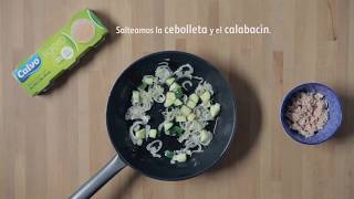 Cocinando con Calvo Verduras salteadas al dente con atún claro Calvo Ligero [upl. by Notnek36]