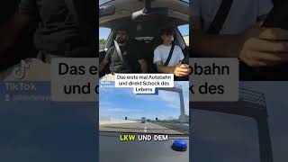 Die erste Autobahnfahrt fahrprüfung fahrschule fahrschulelernen viralvideo shorts heilbronn [upl. by Jamila36]