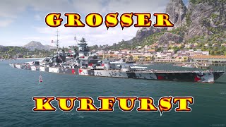 Meet The Grosser Kurfurst Legendary German Battleship World of Warships Legends Xbox One X 4k [upl. by Norahc]