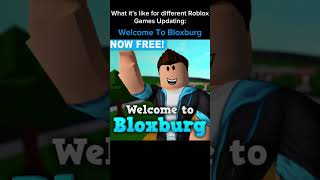 Roblox Games Updating [upl. by Beata]