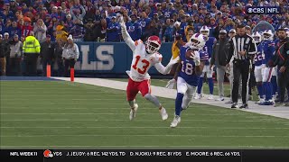 Onehanded catch Amari Cooper Mosses Chiefs DB for 30yard gain [upl. by Indnahc]