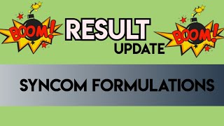 Syncom Formulations  Syncom Formulations SHARE NEWS  Syncom Formulations LATEST NEWS [upl. by Nairehs]