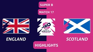 Match 17  Group B  Scotland Women VS England Women  Womens T20 World Cup 2024  HIGHLIGHTS [upl. by Atileda294]