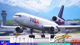 🔴LIVE Anchorage Airport ACTION  Ted Stevens Intl LIVE [upl. by Traver]