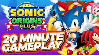 Sonic Origins Plus Gameplay Xbox Series X [upl. by Solegnave]