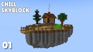 Restful Island  Chill Skyblock 01 [upl. by Rebe83]