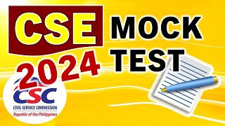 Career Service Exam 2024  Mock Test Challenge [upl. by Eizzik]