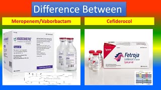 Difference between MeropenemVaborbactam and Cefiderocol [upl. by Aihsetan40]