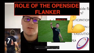 ROLE of the OPENSIDE FLANKER in RUGBY [upl. by Madeleine]