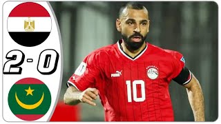 Egypt vs Mauritania 20  All Goals amp Highlights  2024 [upl. by Ayikahs]