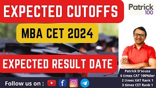 MBA CET 2024 Cutoff and Expected Result date  What to expect  Patrick Dsouza [upl. by Noxaj]