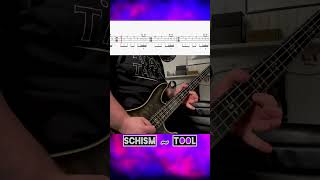 Schism  TOOL bass guitar lesson tabs rock metal viral tool schism [upl. by Lemra]