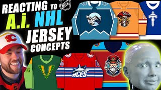 Ai NHL League Hockey Jersey Concepts [upl. by Neira]