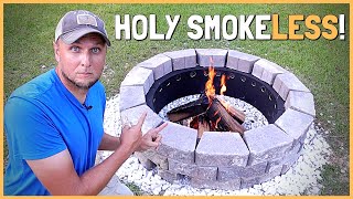 How To Build a DIY Smokeless Fire Pit That Really Works [upl. by Morna]