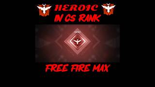 HEROIC IN FREE FIRE 😎🤓😱 freefire shorts ff freefirevideos [upl. by Slin]