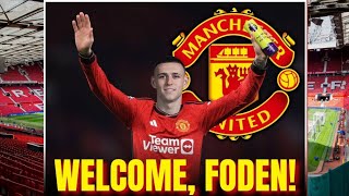 MANCHESTER UNITEDS SHOCK MOVE PHIL FODENS TRANSFER SAGA [upl. by Aennil]