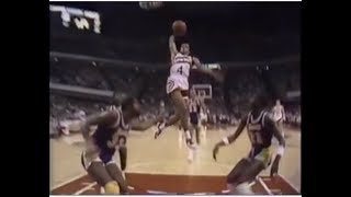 Spud Webb Skies From the Dotted Line for Massive Dunk [upl. by Kieffer672]