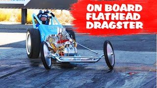 Mooneyes Christmas Show quotAntique Dollquot Flathead Dragster [upl. by Sybilla346]