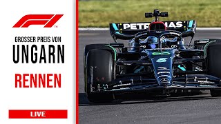 Großer Preis von Ungarn Das Rennen  Formel 1 Live Watchparty Livetiming [upl. by Atekan]