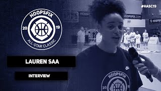 Lauren Saa Leicester Riders amp Charnwood College  Hoopsfix AllStar Classic 2019 Interview [upl. by Sapphera13]