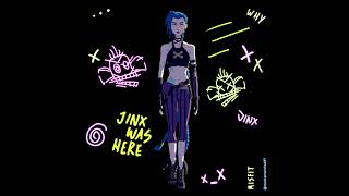 2D animation  Jinx Arcane front view walkcycle [upl. by Lekim]