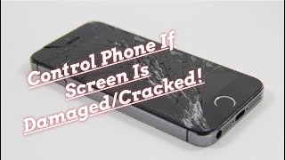 Control Phone If Screen Is DamagedCracked Recover Files from YOUR Phone 2020 [upl. by Townie]