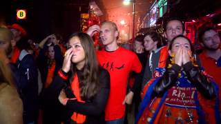 Tilburgse Oranjesupporters berusten in verlies halve finale [upl. by Alorac278]