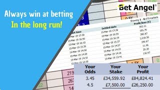 Betting strategy that works  How to always win at betting in the long run [upl. by Tallu]