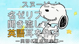 【アニメで英語勉強】スヌーピー【英語amp日本語字幕】 [upl. by Petra]