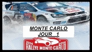 WRC MONTE CARLO 2014 Jour 1 [upl. by Waylan]