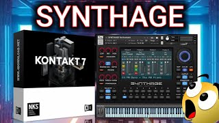 SYNTHAGE La MEJOR LIBRERIA DE SONIDOS Para KONTAKT 2024 [upl. by Aubree]